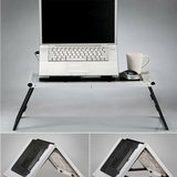 Masuta Laptop cu Cooler, Suport Pahar & Mouse Pad Inclus - super table